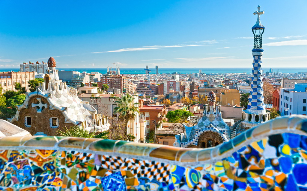 Испания, Барселона из Бреста